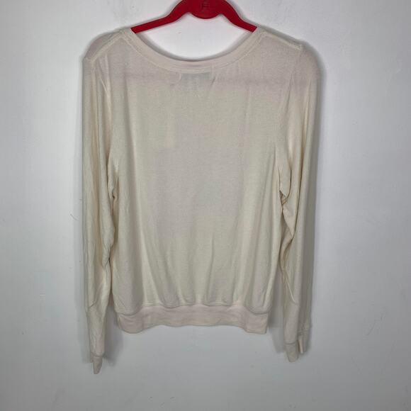 Wildfox Couture S Pop Americana Flag Print Beach Jumper Sweatshirt Retro Graphic - Picture 9 of 11